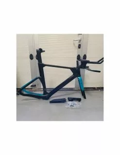 Airstreeem Super TT Plus Carbon Rahmenset L-XL BLK/GRN Inkl. Lenker Neu