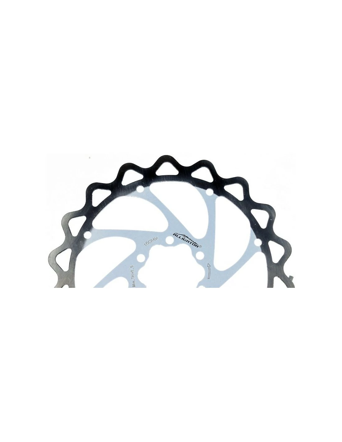 Alligator I-Wave Bremsscheibe 6-Loch Disc 160mm Neu 1 Alligator I-Wave Bremsscheibe 6-Loch Disc 160mm Neu