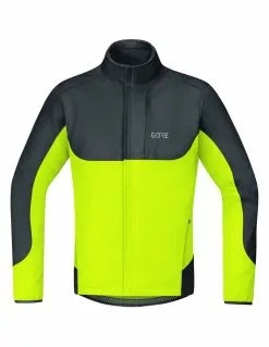 Gore C5 GWS Thermo Trail Jacket Black Neon Yellow Fahrradjacke Neu