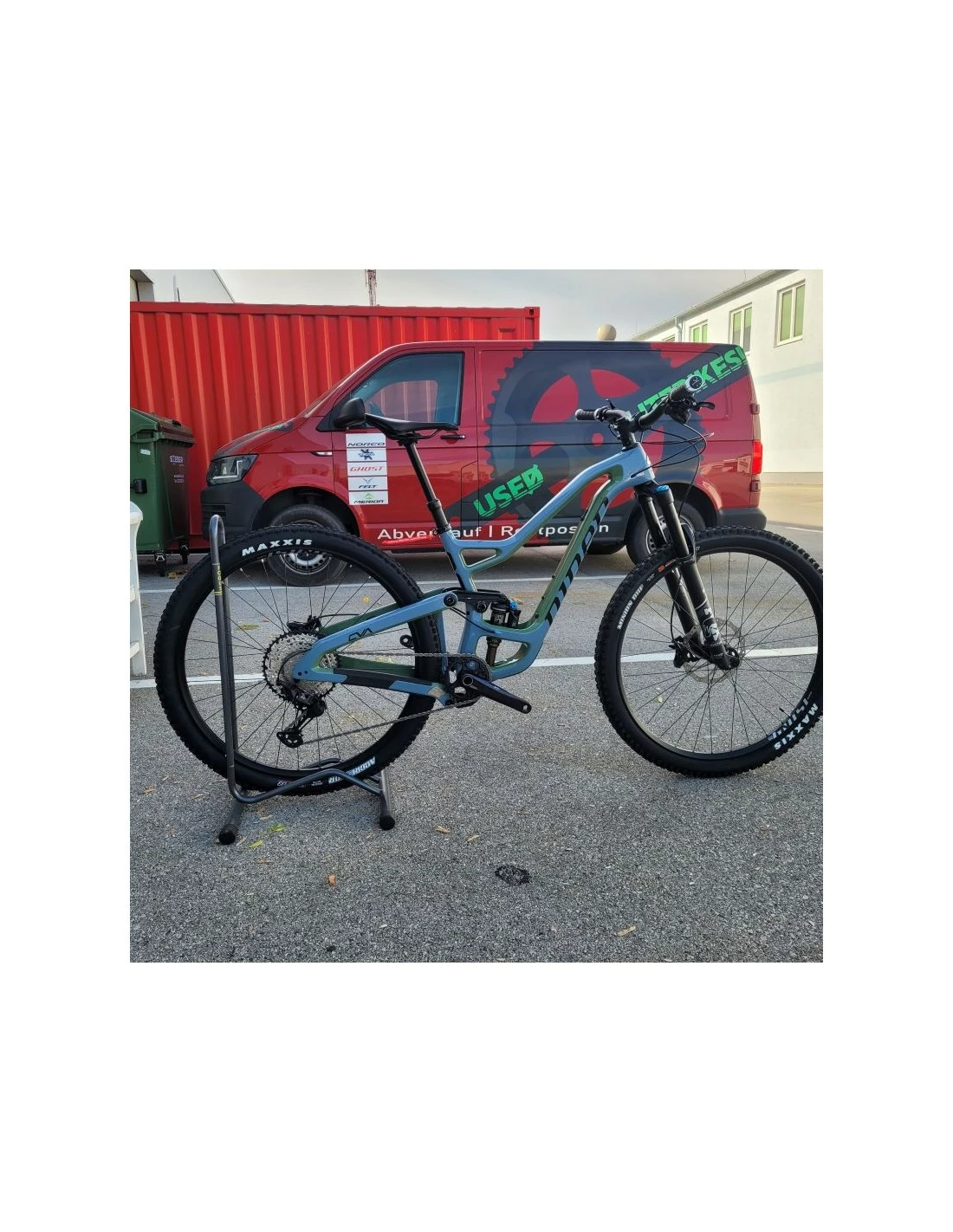 Norco Niner RIP RDO Custom Carbon Trailfully MTB 29er M Mil/Grn Neu 2 Norco Niner RIP RDO Custom Carbon Trailfully MTB 29er M Mil/Grn Neu – Bild 2