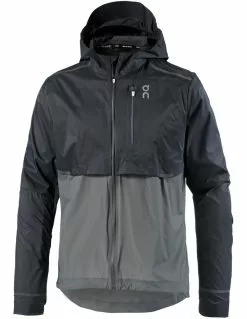 ON Weather Jacket Lauf Jacke Men Black Shadow S Neu