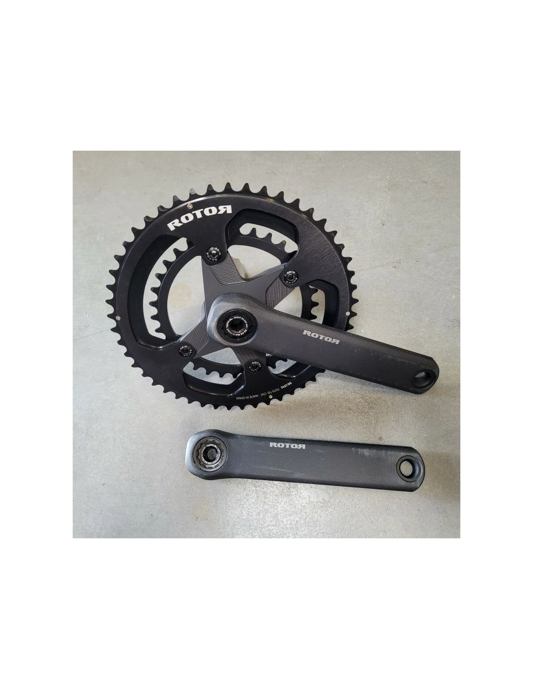 Rotor Kurbel Rennrad Vegast/Aldhu Airstreeem BCD110 50/34 Kompakt 172,5mm Neu 2 Rotor Kurbel Rennrad Vegast/Aldhu Airstreeem BCD110 50/34 Kompakt 172,5mm Neu – Bild 2