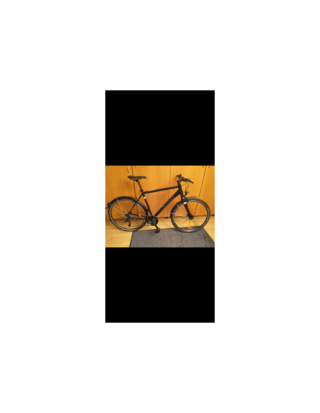 Serius Cedar S Hybrid Schwarz Fitnessbike 56cm Neu 2 Serius Cedar S Hybrid Schwarz Fitnessbike 56cm Neu – Bild 2
