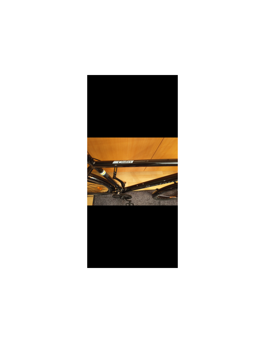 Serius Cedar S Hybrid Schwarz Fitnessbike 56cm Neu 4 Serius Cedar S Hybrid Schwarz Fitnessbike 56cm Neu – Bild 4