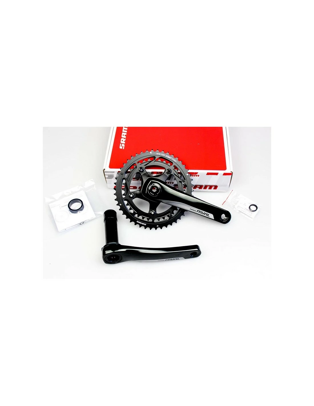Sram Rival 2x11 Kurbelgarnitur BB30 46/36 BCD 110mm Neu 1 Sram Rival 2x11 Kurbelgarnitur BB30 46/36 BCD 110mm Neu